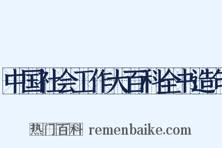 中国社会工作大百科全书造句是什么意思的图片